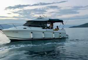 Boat for trips after enduro