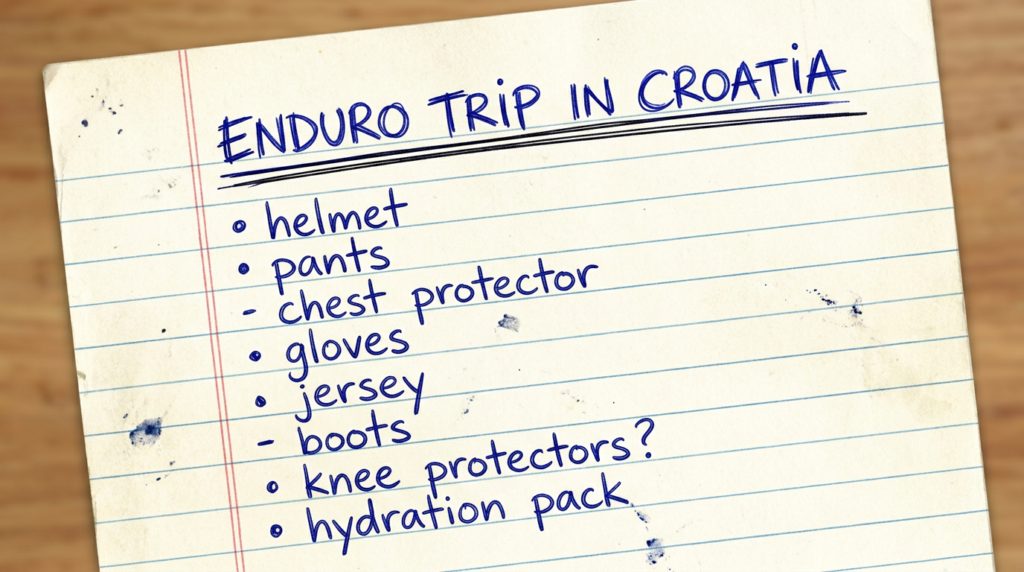 List of enduro items